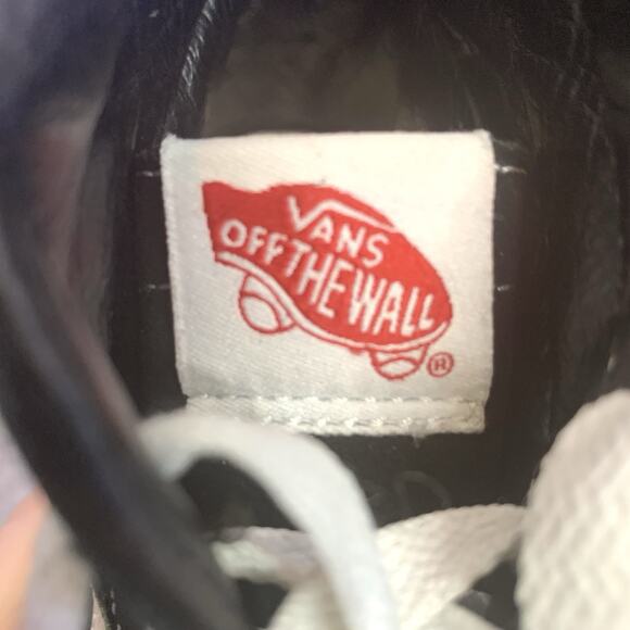 Vans Sk8 Hi Black White Suede High Top Sneakers, Men’s 6.5, Women’s Size 8